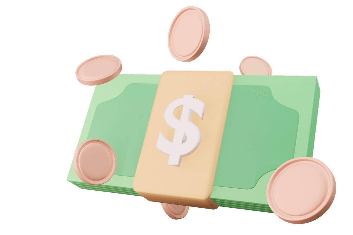Business transaction at retail location